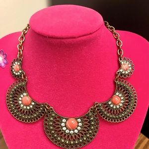 🚨Last🚨Call🚨-Super Cute -Aztec / bohemian Them orange & gold adjustable chain.